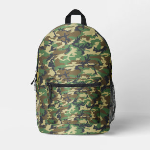Woodland Camo Printed Backpack