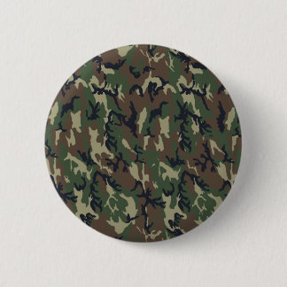 Woodland Camouflage Background Template 6 Cm Round Badge