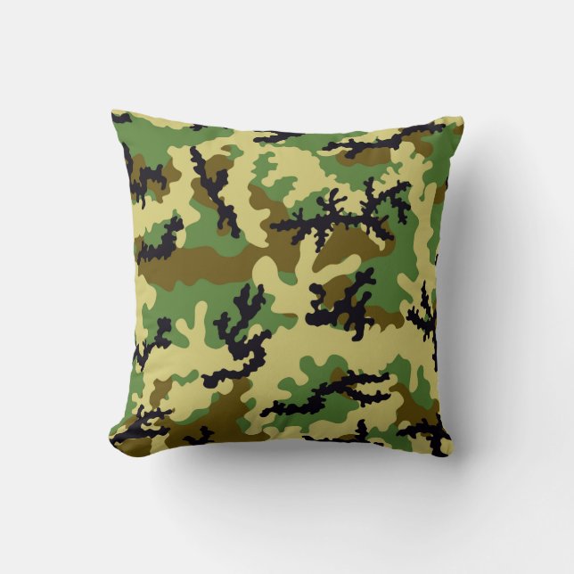 Woodland camouflage cushion (Front)