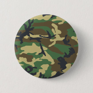 Woodland Camouflage Design 6 Cm Round Badge