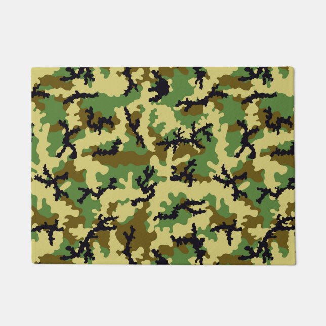 Woodland camouflage doormat (Front)