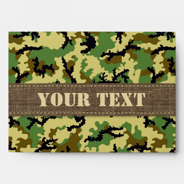 Woodland camouflage envelopes (Front)