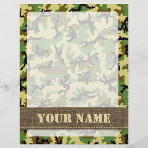 Woodland camouflage flyer