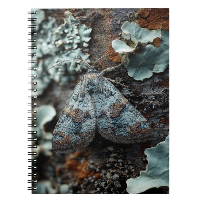 Woodland Camouflage Moth Notebook (Front)