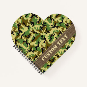 Woodland Camouflage Notebook