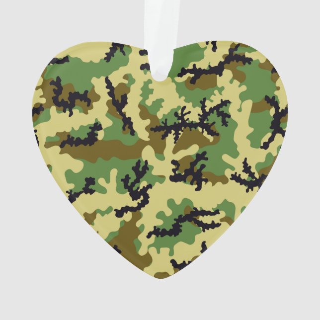 Woodland camouflage ornament (Back)
