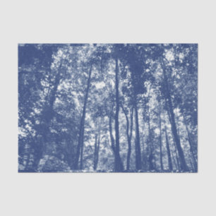 Woodland Canopy - Cyanotype Effect Tissue Paper
