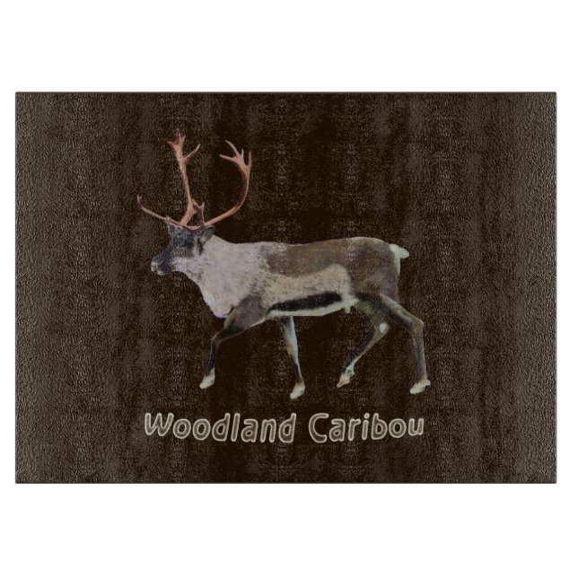 Woodland Caribou Cutting Board (Front)