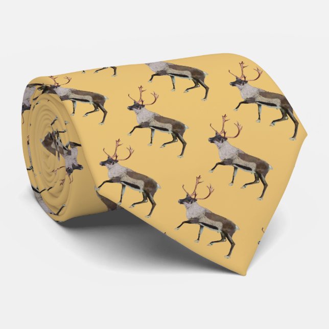 Woodland Caribou Tie (Rolled)