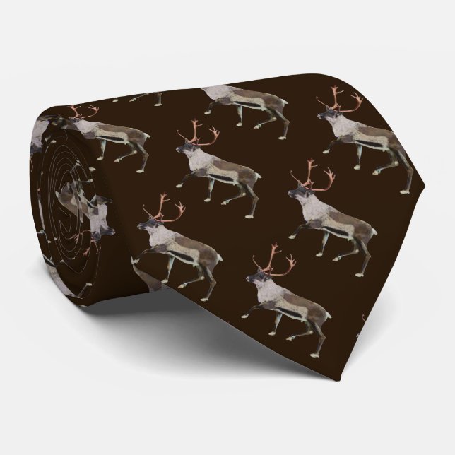 Woodland Caribou Tie (Rolled)