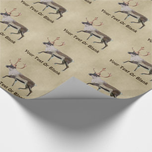 Woodland Caribou Wrapping Paper