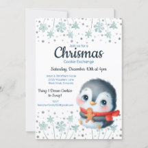 Woodland Christmas Cookie Exchange Party