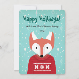Woodland Christmas Holiday Card