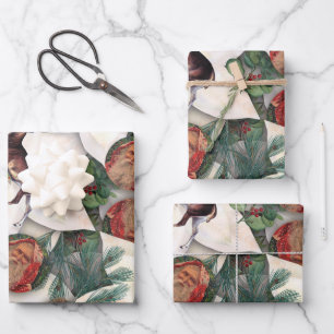 Woodland Christmas Wrapping Paper Sheet