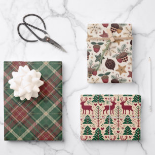 Woodland Christmas   Wrapping Paper Sheet