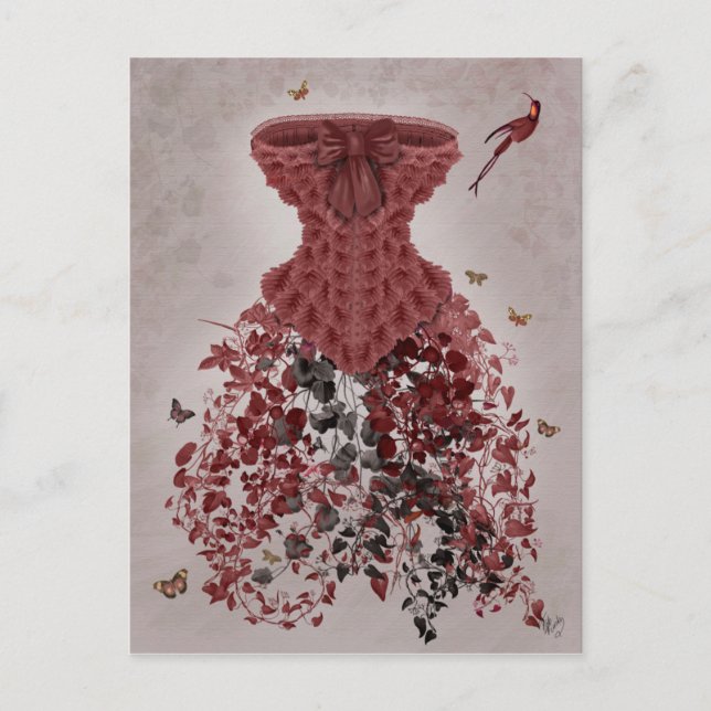 Woodland Corset Postcard (Front)