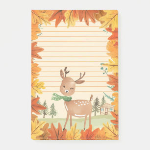 Woodland Cosy Post-it Notes