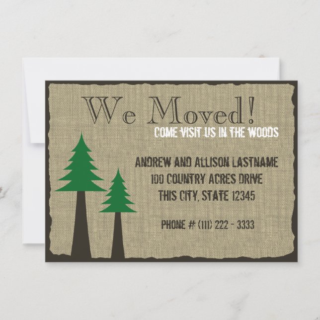 Woodland Country New Home Announcement (Front)