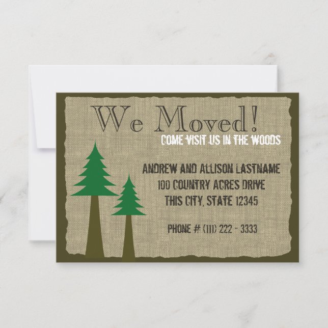 Woodland Country New Home Announcement (Front)