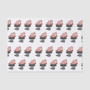 Woodland Creature Racoon Christmas Tissue Paper