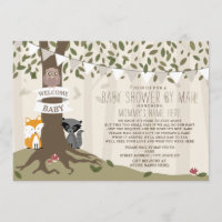 Woodland Creature Social Distance Baby Shower