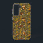 Woodland Creatures and Leaves Pattern Samsung Galaxy Case<br><div class="desc">Embrace the beauty of the forest with this captivating pattern featuring owls, squirrels, hedgehogs, and acorns nestled among oak leaves. The rich, warm tones evoke the essence of an autumn forest, making it perfect for nature lovers and those who appreciate woodland themes. Customise it to add a natural touch to...</div>
