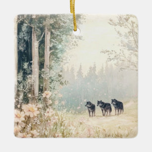 Woodland Creatures Ceramic Ornament