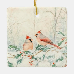 Woodland Creatures Ceramic Ornament