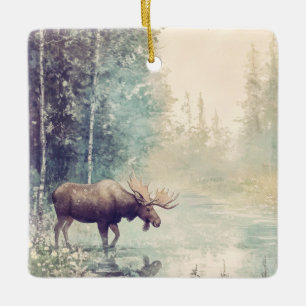 Woodland Creatures Ceramic Ornament
