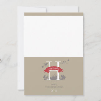 Woodland Creatures Holiday Card