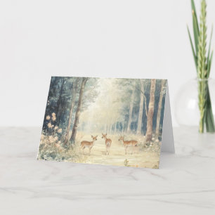 Woodland Creatures Note Card