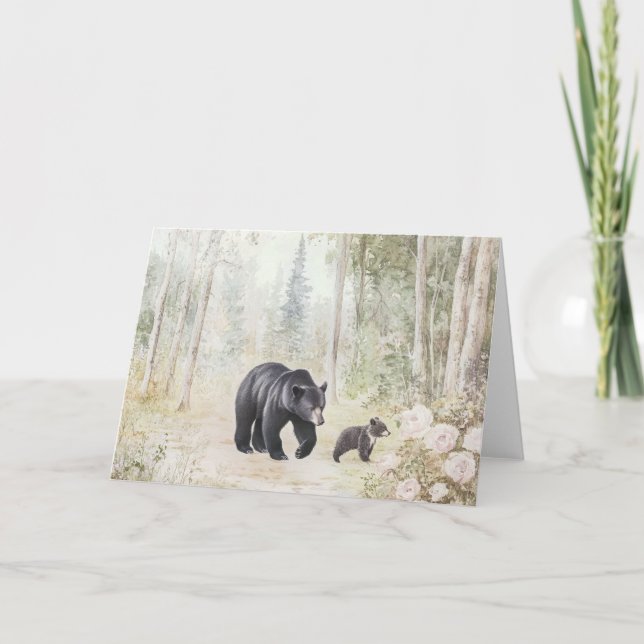 Woodland Creatures Note Card (Front)