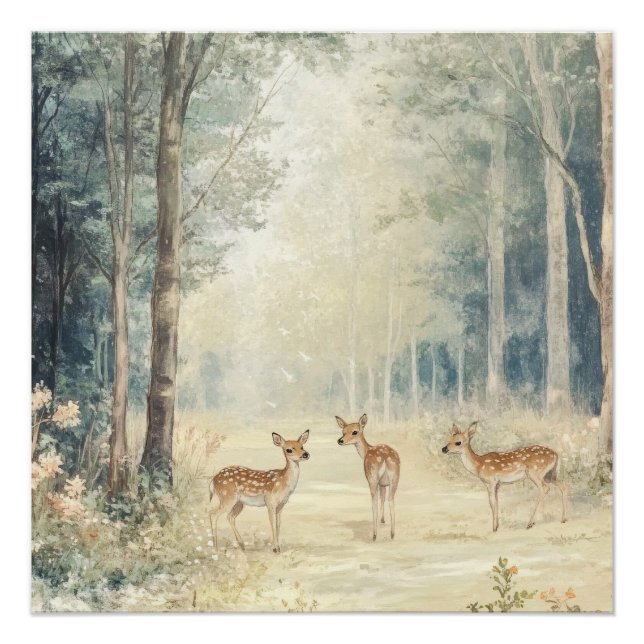 Woodland Creatures Poster (Front)