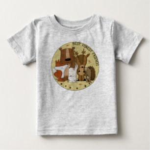 Woodland Crew-Best Forest Friends/ Individual Baby T-Shirt