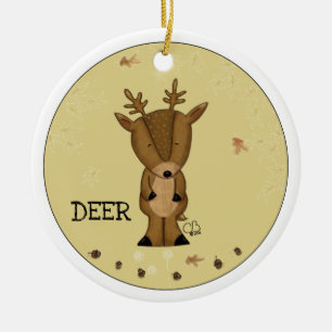 Woodland Crew-Best Forest Friends/ Individual Ceramic Tree Decoration
