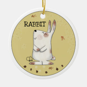 Woodland Crew-Best Forest Friends/ Individual Ceramic Tree Decoration