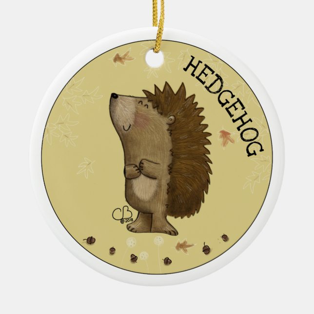 Woodland Crew-Best Forest Friends/ Individual Ceramic Tree Decoration (Front)