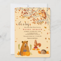 Woodland Critters Baby Shower