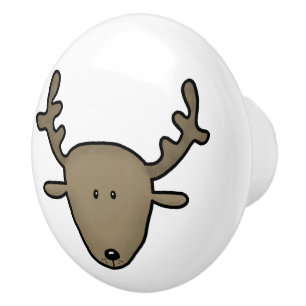 Woodland Critters-Best Forest Friends-Deer Ceramic Knob