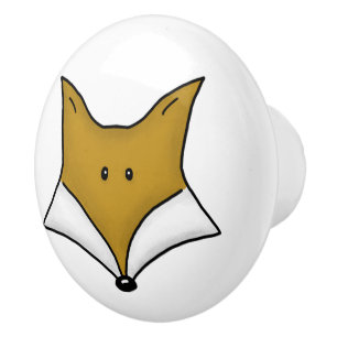 Woodland Critters-Best Forest Friends-Fox Ceramic Knob