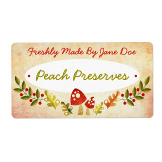 Woodland Custom Kitchen Labels
