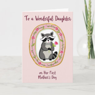 Woodland Daughter Mothers Day Card