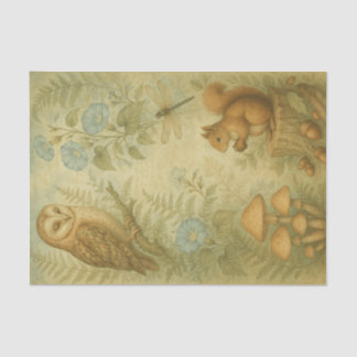 Woodland Dawn Vintage Tissue Paper – Decoupage