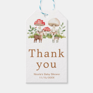 Woodland Deer Baby Shower Gift Tags