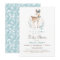 Woodland Deer Baby Shower Invitation