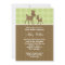 Woodland Deer Baby Shower Invitations