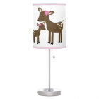 Woodland Deer Lamp Pink