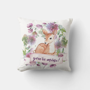 Woodland Deer you're mine Cushion