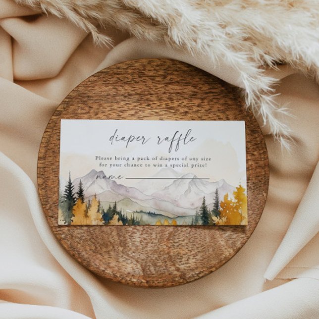 Woodland Diaper Raffle Insert Request Mountains (Creator Uploaded)