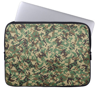 Woodland Digital Camouflage Laptop Sleeve